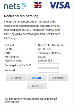 Godkend din betaling med MitID