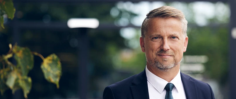 Sigurd Bohlbro Simmelsgaard, Adm. Direktør, CEO i Djurslands Bank.